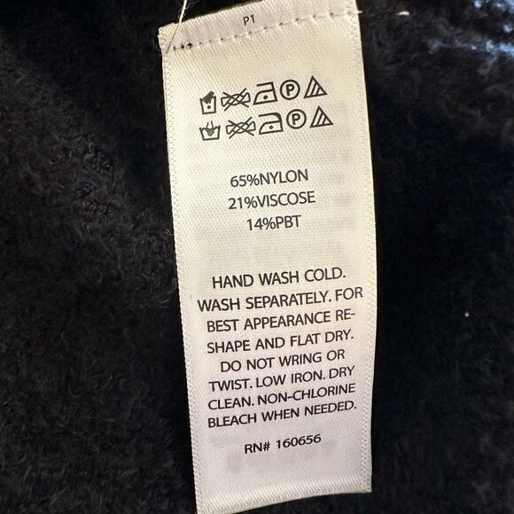 Joie Black Teddy Super Soft V-Neck Cardigan Sweater Size Small - Picture 4 of 4